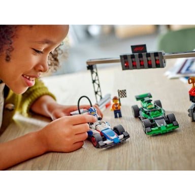 LEGO 60474 City Padok F1 z bolidami VCARB i Sauber – zdjęcie