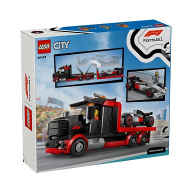 LEGO 60493 City Ciężarówka F1 z bolidem Audi F1 – zdjęcie