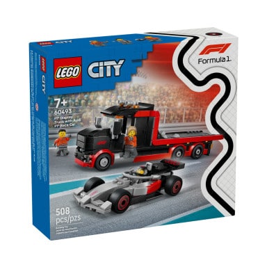 LEGO 60493 City Ciężarówka F1 z bolidem Audi F1 – zdjęcie