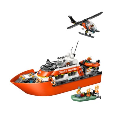LEGO 60504 City Łódź ratunkowa i helikopter straży przybrzeżnej – zdjęcie