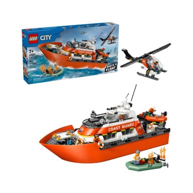 LEGO 60504 City Łódź ratunkowa i helikopter straży przybrzeżnej – zdjęcie