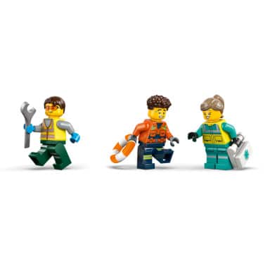 LEGO 60505 City Zestaw z samolotem, ciężarówką serwisową i poduszkowcem – zdjęcie