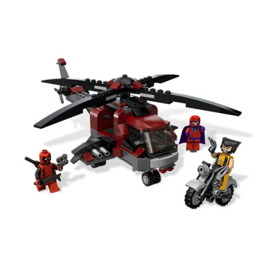 LEGO 6866 Marvel Super Heroes Wolverine’s Chopper Showdown – zdjęcie