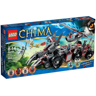 LEGO 70009 Legends of Chima Pojazd bojowy Worriza – zdjęcie