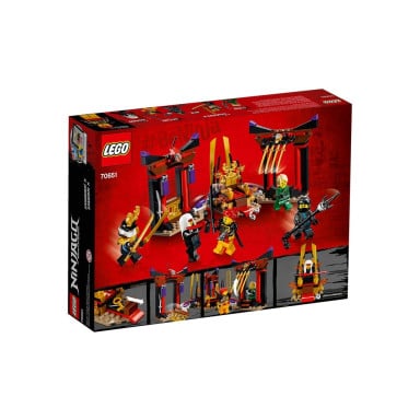 LEGO 70651 NINJAGO Starcie w sali tronowej – zdjęcie