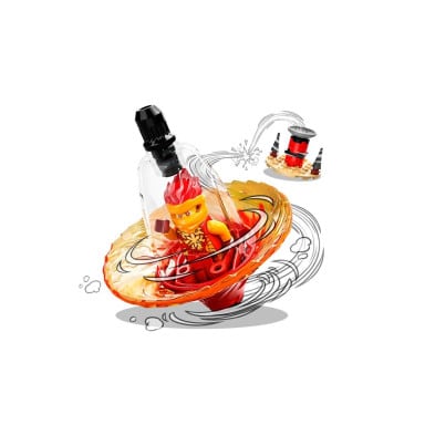 LEGO 70688 NINJAGO Szkolenie wojownika Spinjitzu Kaia – zdjęcie
