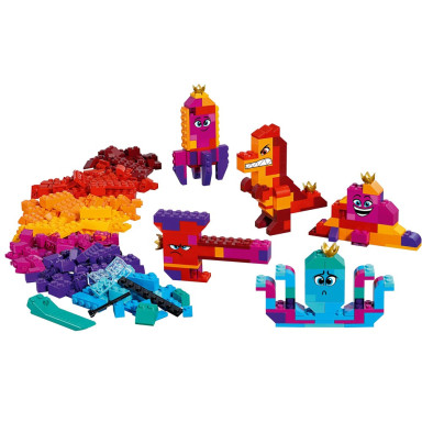 LEGO 70825 THE LEGO MOVIE 2 Pudełko konstruktora Królowej Wisimi! – zdjęcie