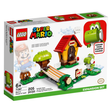 LEGO 71367 Super Mario Yoshi i dom Mario – zestaw rozszerzający – zdjęcie