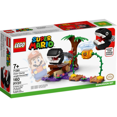 LEGO 71381 Super Mario Spotkanie z Chain Chompem w dżungli – zestaw dodatkowy – zdjęcie