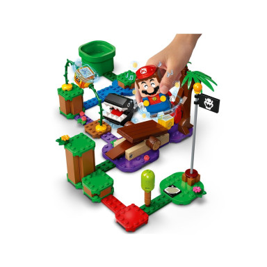 LEGO 71381 Super Mario Spotkanie z Chain Chompem w dżungli – zestaw dodatkowy – zdjęcie