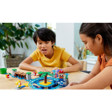 LEGO 71400 Super Mario Zestaw rozszerzający Duży jeżowiec i zabawa na plaży – zdjęcie
