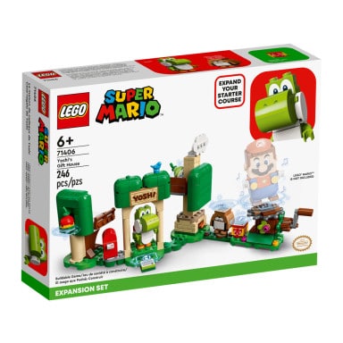 LEGO 71406 Super Mario Dom prezentów Yoshiego — zestaw rozszerzający – zdjęcie