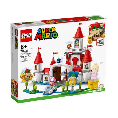 LEGO 71408 Super Mario Zamek Peach — zestaw rozszerzający – zdjęcie
