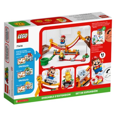 LEGO 71416 Super Mario Przejażdżka po fali lawy – zestaw rozszerzający – zdjęcie