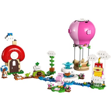 LEGO 71419 Super Mario Peach – lot balonem i ogródek – zestaw rozszerzający – zdjęcie