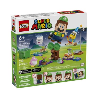 LEGO 71440 Super Mario Przygody z interaktywną figurką LEGO Luigi – zdjęcie