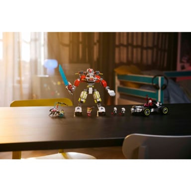 LEGO 71497 DREAMZzz Tygrysi mech Coopera i hot rod Zero – zdjęcie