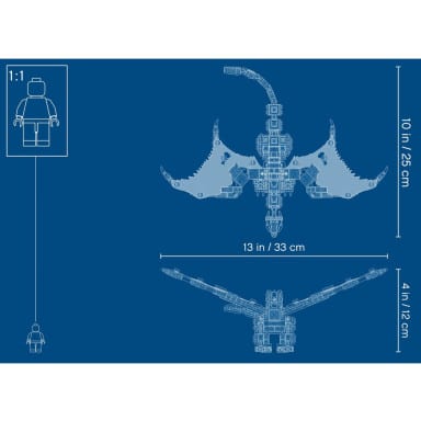 LEGO 71718 NINJAGO Bojowy smok Wu – zdjęcie
