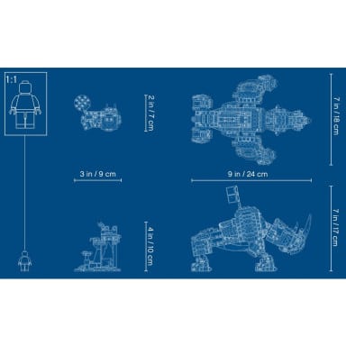 LEGO 71719 NINJAGO Rogaty stwór Zane’a – zdjęcie