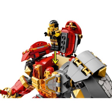 LEGO 71720 NINJAGO Mech z ognia i kamienia – zdjęcie