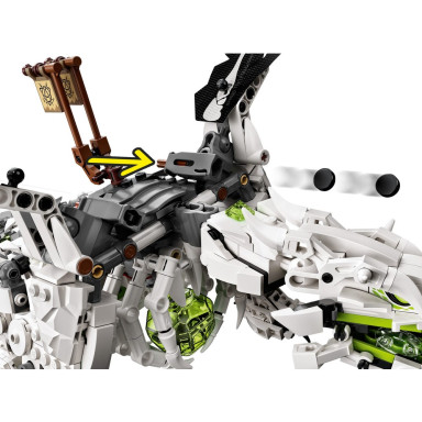 LEGO 71721 NINJAGO Smok Szkieletowego Czarownika – zdjęcie