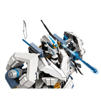 LEGO 71738 NINJAGO Starcie tytanów Mech – zdjęcie