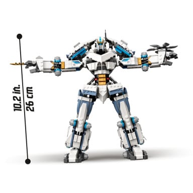 LEGO 71738 NINJAGO Starcie tytanów Mech – zdjęcie