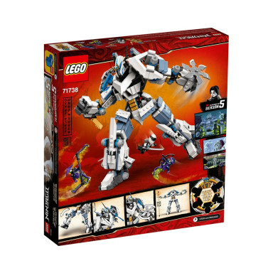 LEGO 71738 NINJAGO Starcie tytanów Mech – zdjęcie