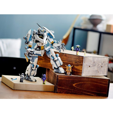 LEGO 71738 NINJAGO Starcie tytanów Mech – zdjęcie