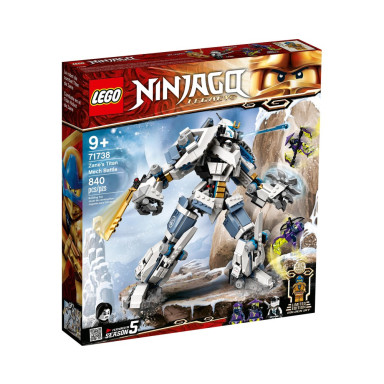 LEGO 71738 NINJAGO Starcie tytanów Mech – zdjęcie