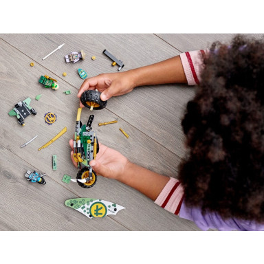 LEGO 71745 NINJAGO Dżunglowy chopper Lloyda – zdjęcie
