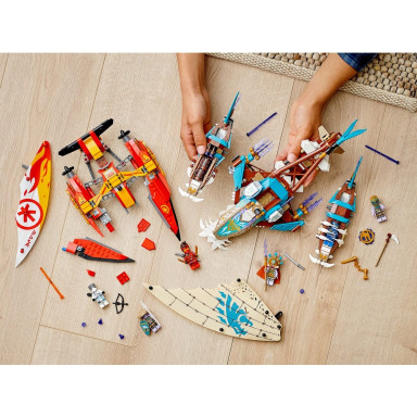 LEGO 71748 NINJAGO Morska bitwa katamaranów – zdjęcie