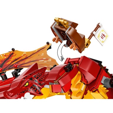 LEGO 71753 NINJAGO Atak smoka ognia – zdjęcie