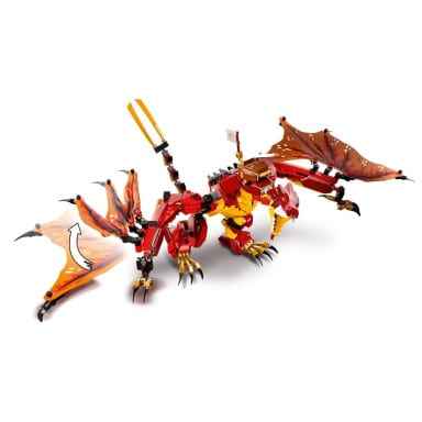 LEGO 71753 NINJAGO Atak smoka ognia – zdjęcie