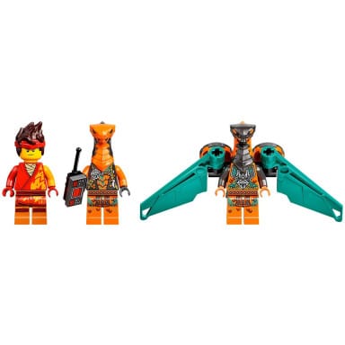 LEGO 71762 NINJAGO Smok ognia Kaia EVO – zdjęcie