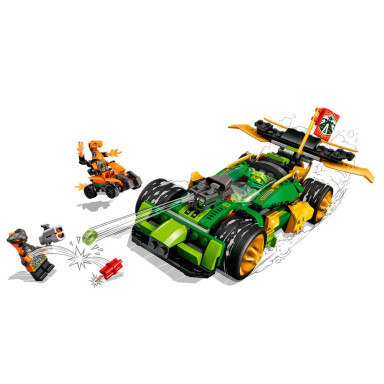 LEGO 71763 NINJAGO Samochód wyścigowy Lloyda EVO – zdjęcie