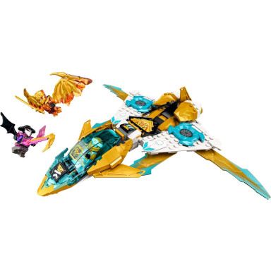 LEGO 71770 NINJAGO Złoty smoczy odrzutowiec Zane’a – zdjęcie