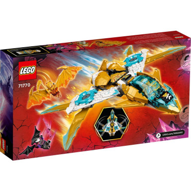 LEGO 71770 NINJAGO Złoty smoczy odrzutowiec Zane’a – zdjęcie