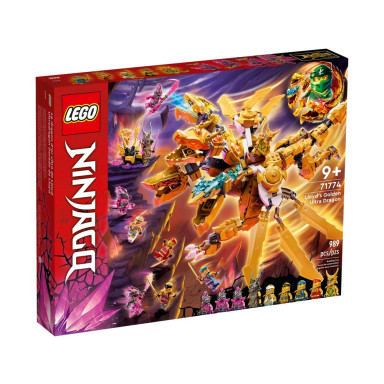 LEGO 71774 NINJAGO Złoty Ultra Smok Lloyda – zdjęcie