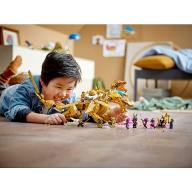 LEGO 71774 NINJAGO Złoty Ultra Smok Lloyda – zdjęcie