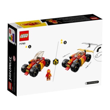 LEGO 71780 NINJAGO Samochód wyścigowy ninja Kaia EVO – zdjęcie