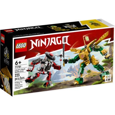 LEGO 71781 NINJAGO Starcie Lloyda z Mechem EVO – zdjęcie