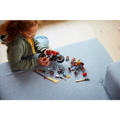 LEGO 71783 NINJAGO Jeździec-Mech Kaia EVO – zdjęcie