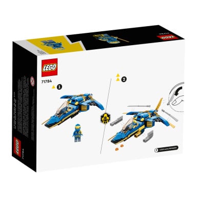 LEGO 71784 NINJAGO Odrzutowiec ponaddźwiękowy Jay’a EVO – zdjęcie