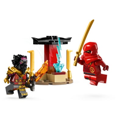 LEGO 71789 NINJAGO Bitwa samochodowo-motocyklowa między Kaiem a Rasem – zdjęcie