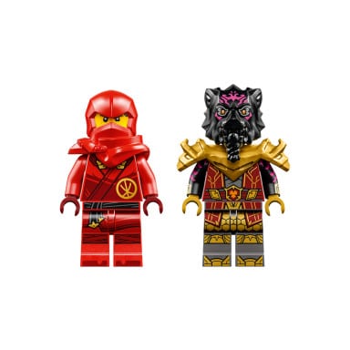 LEGO 71789 NINJAGO Bitwa samochodowo-motocyklowa między Kaiem a Rasem – zdjęcie