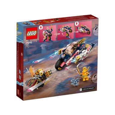 LEGO 71792 NINJAGO Mech Sory zmieniający się w motocykl wyścigowy – zdjęcie