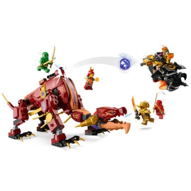 LEGO 71793 NINJAGO Lawowy smok zmieniający się w falę ognia – zdjęcie