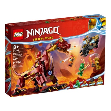 LEGO 71793 NINJAGO Lawowy smok zmieniający się w falę ognia – zdjęcie