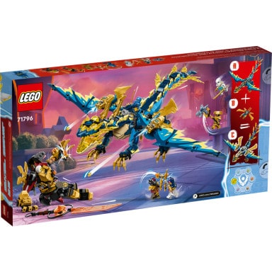 LEGO 71796 NINJAGO Smok żywiołu kontra mech cesarzowej – zdjęcie